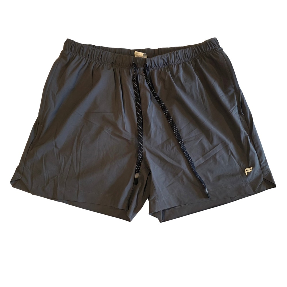 Fabletics Mens Fundamental Lined Shorts Onyx Gray XL 5 Inch Inseam MFB059